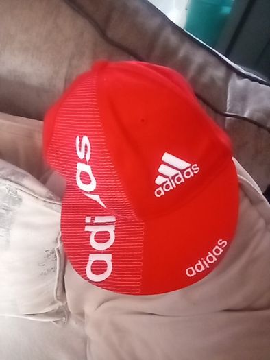 Adidas baseball hat red