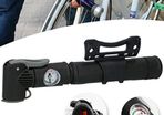 Bicycle Gear Hand Pump with Pressure Gauge 22,5 cm & Bracket