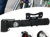 main image for ad Bicycle Gear Hand Pump with Pressure Gauge 22,5 cm &amp; Bracket