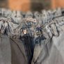 Zara light blue paperbag jeans Image 2