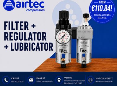 Compressor-filter-regulator-lubricator- In Stock
