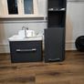 Vanity unit & Tallboy in grey Image 2