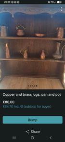 copper and brass  collectables