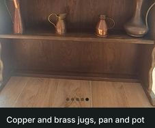 copper and brass  collectables