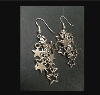 Silver  Moon Earrings - lovely gift + other amazing earrings available