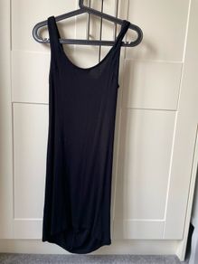 Black mini dress