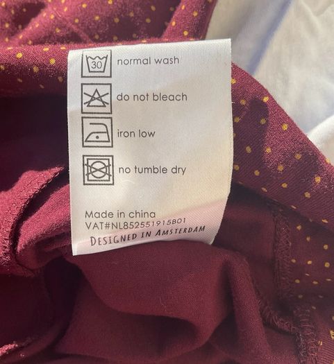 Zilch Amsterdam Plum Burgundy Polka Dot Jersey Soft Blazer Jacket Size XL