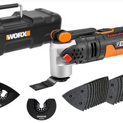 Worx WX681 F50 450W Sonicrafter Corded Multi Tool with 40 Accessories