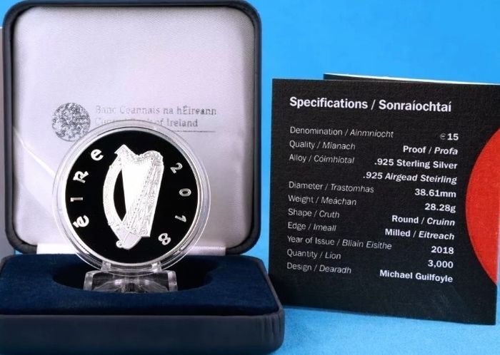 Rory Gallagher Silver Proof Central bank issue