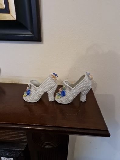 vintage porcelain shoes