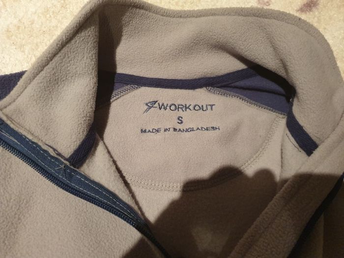 blue grey sweater shirt small