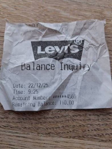 Levis voucher