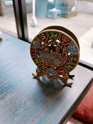 Jerusalem brass holder