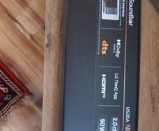 lg sound bar never used,