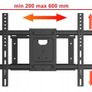 Tv Wall Mount Bracket Tilt Swivel Full Motion 32"-65" Image 9