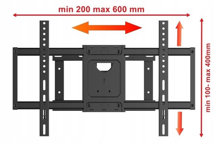 Tv Wall Mount Bracket Tilt Swivel Full Motion 32"-65"
