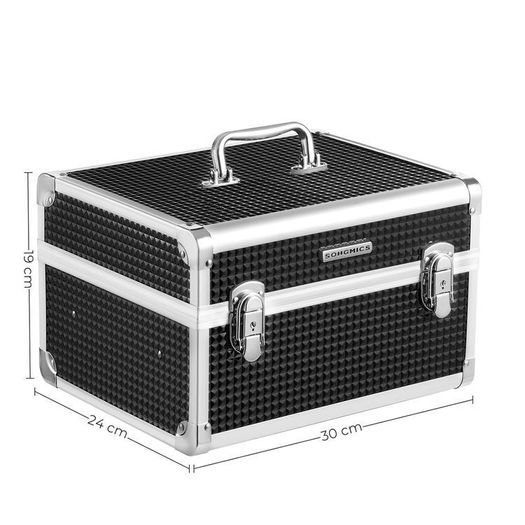 Professional Cosmetic Case Small Aluminium Hairdressing Case Vanity Case Multi-Case Nail Case Beauty