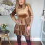 Velor material Dress Image 3