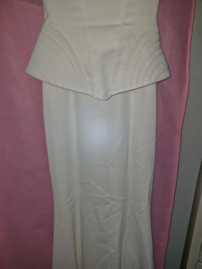 Ivory white Debs dress
