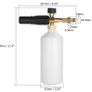 Adjustable Foam Lance 1L Bottle Snow Foam Nozzle Injector Soap Foamer for Car Washer Image 2