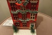 Light up christmas wooden  house