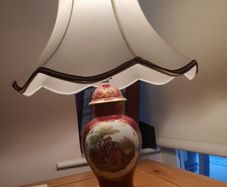 Limoges Set of LAMP and ginger Jar