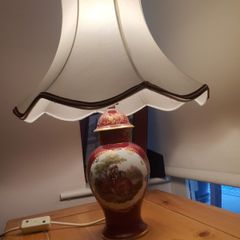 Limoges Set of LAMP and ginger Jar
