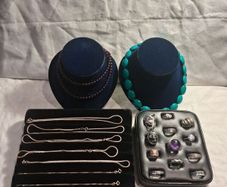 4 X Vintage Jewellery Display Stands