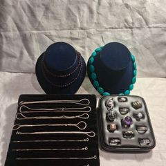 4 X Vintage Jewellery Display Stands