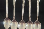 Collection of 5 Vintage Newbridge Silverware Apostle Spoons