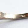 Vintage Sterling Silver Decorative leaf design ring with small stones Image 8