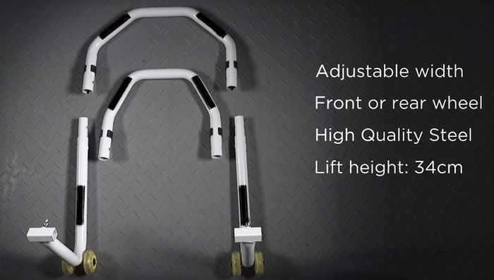 Motorcycle 2-in-1 Paddock Stand (Front & Rear)
