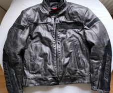 Dainese Stripes Evo C2 Motorbike Leather Jacket Size 56/xxl