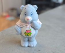 Grams (2) Granny Grannie Carebear Mini Figure 1983-1984 Kenner A.G.C.