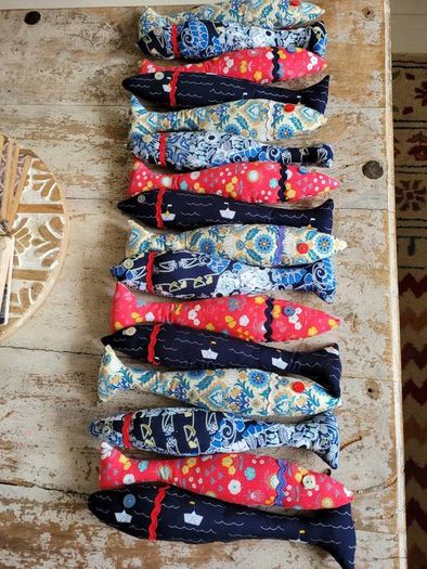 Fabric Fish Hanging