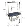 BRAND NEW Foldable Pet Grooming Bracket Stainless Steel Pet Grooming Table For Small Pet Operating Table Rubber Surface Bath Desk Image 5