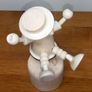 Wooden toy. Movable Puppet Figure. Clown Image 7
