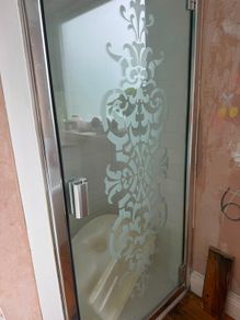 Glass Shower Door (90cm +/-)