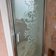 Glass Shower Door (90cm +/-)