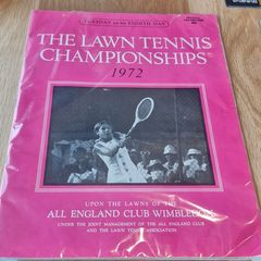 Wimbledon - Lawn Tennis Championships Programme - 1972 - Tuesday 4th July - Day 8