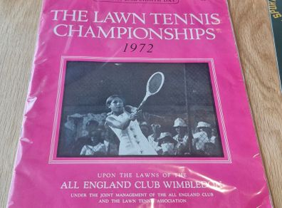 Wimbledon - Lawn Tennis Championships Programme - 1972 - Tuesday 4th July - Day 8