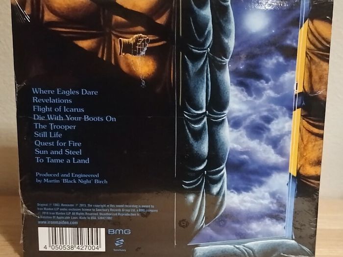 Iron Maiden Piece of Mind Remastered CD Album