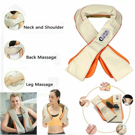 Shiatsu Back Neck Massager Muscle Relaxant Shoulder Body Massage U Machine Warm