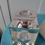 newbridge silver square tea light holder Image 4
