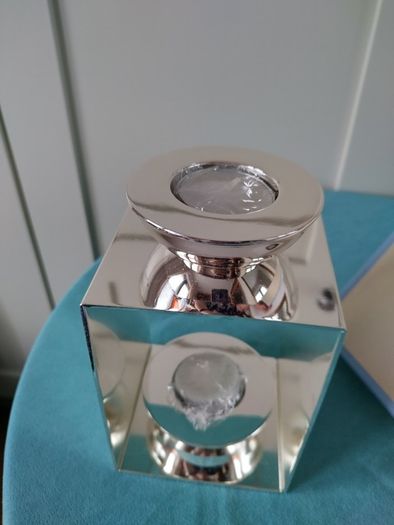 newbridge silver square tea light holder
