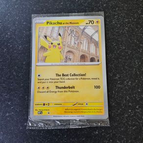 Pikachu at the museum  Black star promo  Sealed