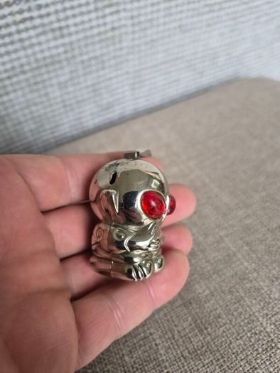 Vintage Metal Lighter Alien