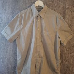 Lacoste Short Sleeved Gingham Shirt (XL, Great Condition)