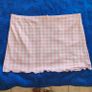 Gingham Mesh Holiday Mini Skirt  and Top set,size 10 Image 3
