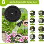 Expandable Garden Hose Pipe - 100FT Flexible Expanding Water Hose, Lightweight, Leakproof with 8 Function Hose Pipe Spray Gun, 3/4", 1/2" Connectors Image 4